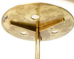 Osvaldo Borsani OSVALDO BORSANI ITALIAN BRASS AND GLASS SIDE T1 TABLE FOR TECNO - 2843056