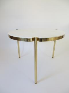 Osvaldo Borsani OSVALDO BORSANI SIDE OR SMALL COFFEE TABLE BRASS AND CARRARA MARBLE FOR TECNO - 1288854