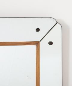 Osvaldo Borsani Osvaldo Borsani Att Glass and Wood Wall Mirror circa 1940 - 4436326