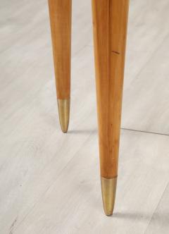 Osvaldo Borsani Osvaldo Borsani Att Wood and Rose Gold Glass Desk or Vanity circa 1955 - 4409819