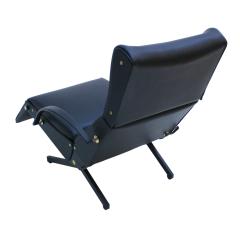 Osvaldo Borsani Osvaldo Borsani Black Leather And Brass P40 Signed Chaise Longue Italy 50s - 862858
