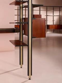 Osvaldo Borsani Osvaldo Borsani E22 Double Sided Freestanding Wall Unit for Tecno Italy 1950s - 3469412