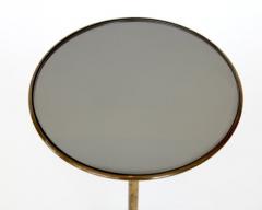 Osvaldo Borsani Osvaldo Borsani Italian Brass and Glass Side T1 TableS For Tecno PAIR - 4126293