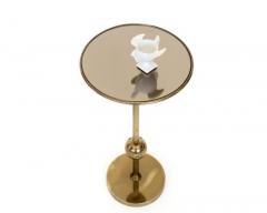 Osvaldo Borsani Osvaldo Borsani Italian Brass and Glass Side T1 TableS For Tecno PAIR - 4126306