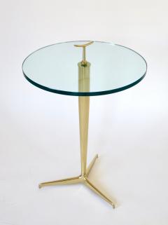 Osvaldo Borsani Osvaldo Borsani Italian Brass and Glass Side Tables c1960 - 1220355