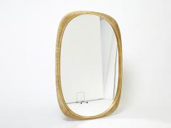 Osvaldo Borsani Osvaldo Borsani Large Italian curved gilded wood mirror 1954 - 2563294