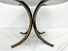 Osvaldo Borsani Osvaldo Borsani Marble and Brass T69 Round Dining Table Tecno 1970s - 3176360