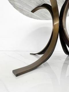 Osvaldo Borsani Osvaldo Borsani Marble and Brass T69 Round Dining Table Tecno 1970s - 3176377
