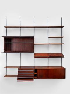 Osvaldo Borsani Osvaldo Borsani Modular Bookcase in rosewood for Tecno 1960s - 4365471