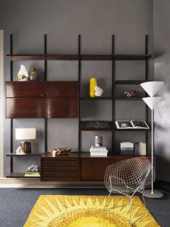 Osvaldo Borsani Osvaldo Borsani Modular Bookcase in rosewood for Tecno 1960s - 4365476