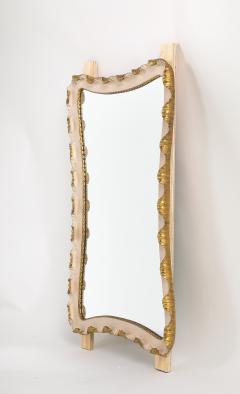Osvaldo Borsani Osvaldo Borsani Painted and Gilded Wall Mirror Italy circa 1940 - 4425031
