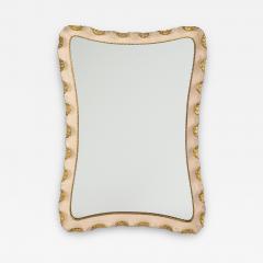Osvaldo Borsani Osvaldo Borsani Painted and Gilded Wall Mirror Italy circa 1940 - 4426303
