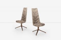 Osvaldo Borsani Osvaldo Borsani Set of Eight Unique High Back Dining Chairs for Tecno 1971 - 2829015