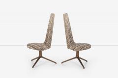 Osvaldo Borsani Osvaldo Borsani Set of Eight Unique High Back Dining Chairs for Tecno 1971 - 2829016