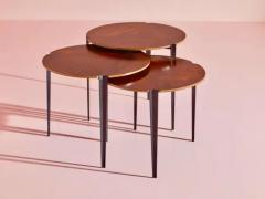 Osvaldo Borsani Osvaldo Borsani Set of Three Model T61 Nesting Tables for Tecno Italy 1950s - 3723001