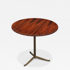 Osvaldo Borsani Osvaldo Borsani Side Table in Rosewood and Brass A B Varedo Italy 1950s - 4483640