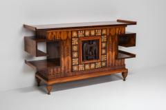 Osvaldo Borsani Osvaldo Borsani Walnut Art Deco Credenza 1940s - 1585510