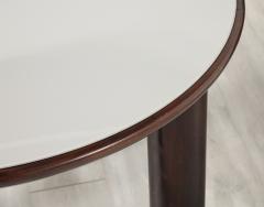 Osvaldo Borsani Osvaldo Borsani Walnut and Opaline Glass Table circa 1934 - 4425193