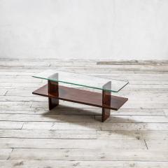 Osvaldo Borsani Osvaldo Borsani Wood and Glass Coffee Table by Arrdemaneti Varedo - 2418805