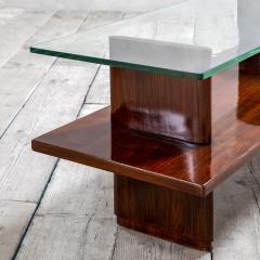 Osvaldo Borsani Osvaldo Borsani Wood and Glass Coffee Table by Arrdemaneti Varedo - 2418806