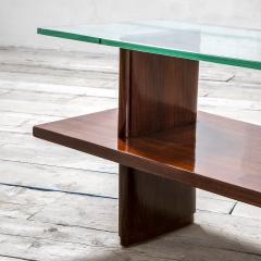 Osvaldo Borsani Osvaldo Borsani Wood and Glass Coffee Table by Arrdemaneti Varedo - 2418808