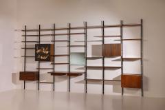 Osvaldo Borsani Osvaldo Borsani and Agenore Fabbri E22 shelving system for Tecno Italy 1950s - 4358890