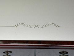 Osvaldo Borsani Osvaldo Borsani attr Exotic Wood Glass Brass Nightstands Italy 1960s - 4256020