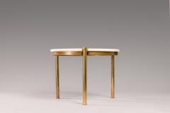 Osvaldo Borsani Osvaldo Borsani attributed low table in marble and brass Italy 1950s - 2791422