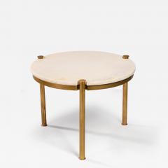 Osvaldo Borsani Osvaldo Borsani attributed low table in marble and brass Italy 1950s - 2796666