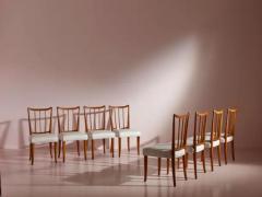 Osvaldo Borsani Osvaldo Borsani eight beechwood dining chairs Arredamenti Borsani Varedo 1940s - 4058696