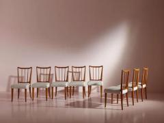 Osvaldo Borsani Osvaldo Borsani eight beechwood dining chairs Arredamenti Borsani Varedo 1940s - 4058698