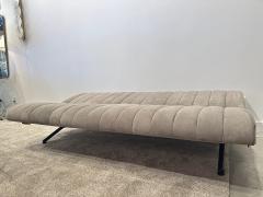 Osvaldo Borsani Osvaldo Borsani for Tecno D70 Sofa in Gray Suede Leather - 4641609