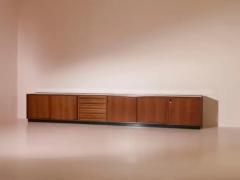 Osvaldo Borsani Osvaldo Borsani large modular credenza for Tecno Spa Italy 1950s - 3473313