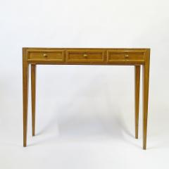 Osvaldo Borsani Osvaldo Borsani minimal console with three drawers in wood Italy 1940s - 3494655