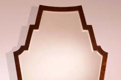 Osvaldo Borsani Osvaldo Borsani mirror with walnut frame and shaped mirrored glass Italy 1940s - 4147264