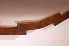 Osvaldo Borsani Osvaldo Borsani mirror with walnut frame and shaped mirrored glass Italy 1940s - 4147279