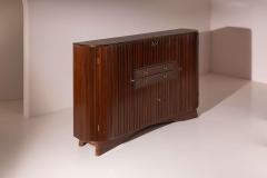 Osvaldo Borsani Osvaldo Borsani oak cabinet with doors drawers drop front panel Italy 1945 - 4190068