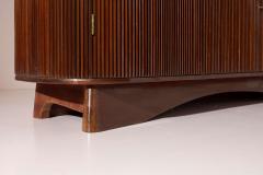 Osvaldo Borsani Osvaldo Borsani oak cabinet with doors drawers drop front panel Italy 1945 - 4190071