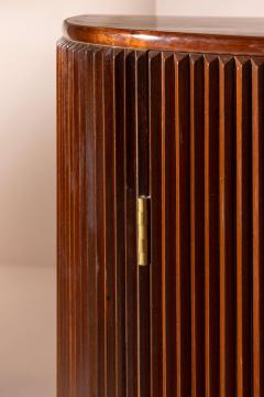 Osvaldo Borsani Osvaldo Borsani oak cabinet with doors drawers drop front panel Italy 1945 - 4190075