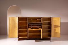 Osvaldo Borsani Osvaldo Borsani oak cabinet with doors drawers drop front panel Italy 1945 - 4190099