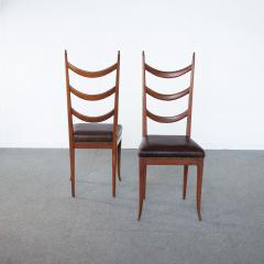 Osvaldo Borsani Osvaldo Borsani set of six chairs 1950s - 3991180