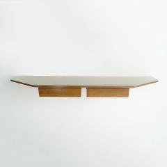 Osvaldo Borsani Osvaldo Borsani wall console in wood and formica top - 3447777