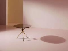 Osvaldo Borsani Osvaldo Borsani walnut and glass occasional table Italy 1952 - 3919466