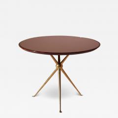 Osvaldo Borsani Osvaldo Borsani walnut and glass occasional table Italy 1952 - 3922950