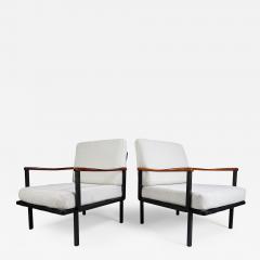 Osvaldo Borsani Pair Early 1960s Osvaldo Borsani P24 chairs for Tecno Italy - 2552524