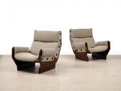 Osvaldo Borsani Pair of Canada Lounge Chairs by Osvaldo Borsani for Tecno - 3827148