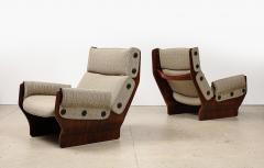 Osvaldo Borsani Pair of Canada Lounge Chairs by Osvaldo Borsani for Tecno - 3827149