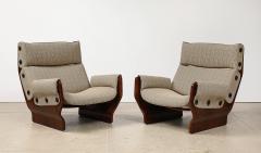 Osvaldo Borsani Pair of Canada Lounge Chairs by Osvaldo Borsani for Tecno - 3827150