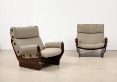 Osvaldo Borsani Pair of Canada Lounge Chairs by Osvaldo Borsani for Tecno - 3827152