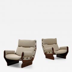 Osvaldo Borsani Pair of Canada Lounge Chairs by Osvaldo Borsani for Tecno - 3918089